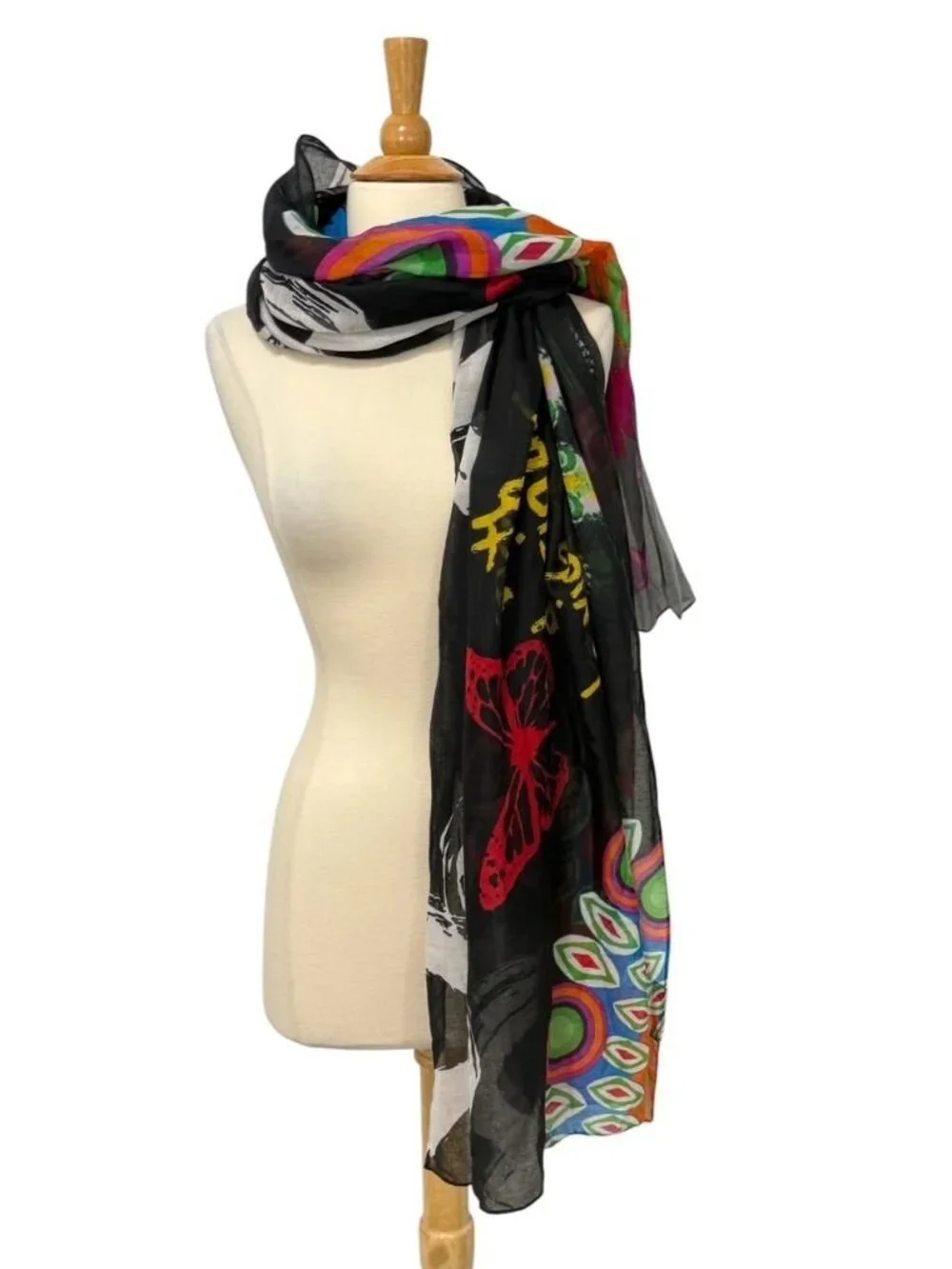 Desigual Women's Scarf Large 42 x 74.5 Artsy 